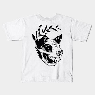 Cat skull Kids T-Shirt